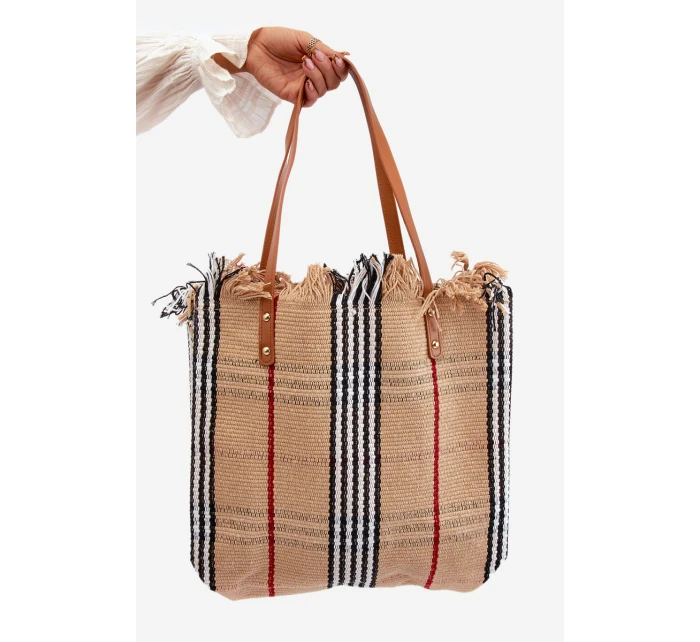 Velká Plátěná Plážová Taška Hnědá model 21662139 - Boto