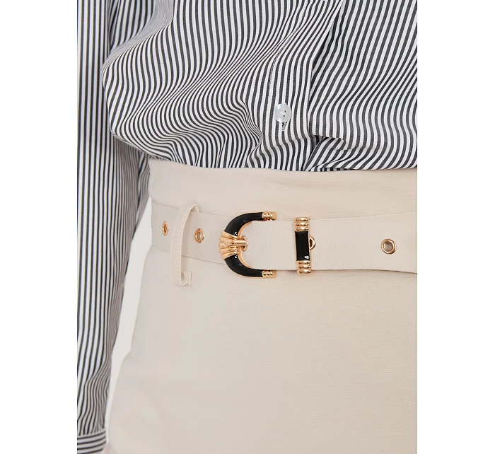 Spódnica IT SD jasny beżowy model 22042607 - FPrice Spódnica IT SD jasny beżowy model 22042607 - FPrice