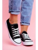 Dámské Klasické Tenisky Černé S Bílou Podešví Omerta Dámské Klasické Tenisky Černé S Bílou Podešví Omerta