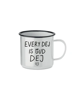 EVERY DEJ IS GUD DEJ - bílý plecháček 350 ml