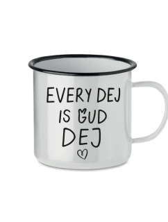 EVERY DEJ IS GUD DEJ - bílý plecháček 350 ml