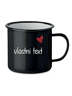 Vlastní text na retro plecháček