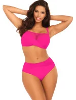 Dámské dvoudílné plavky Fashion 32 S1002N3-2 neon. růžové - Self