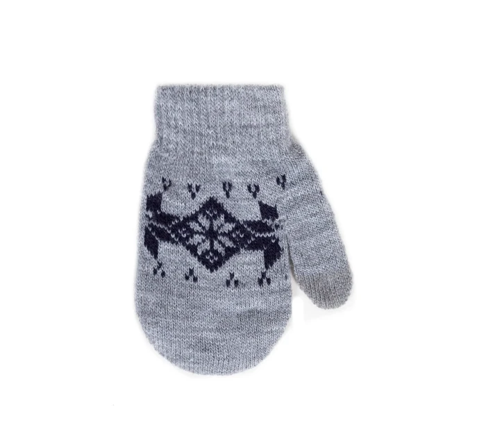 YOCLUB Rukavice RED-0020C Dětský norský vzor