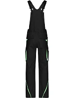 Daiber JN 848 (62) Pracovní kalhoty s laclem - Color 02.848X black/lime green Daiber JN 848 (62) Pracovní kalhoty s laclem - Color 02.848X black/lime green