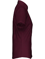 K Popelínová halenka s krátkým rukávem 20.K wine model 22510224 - Kariban K Popelínová halenka s krátkým rukávem 20.K wine model 22510224 - Kariban