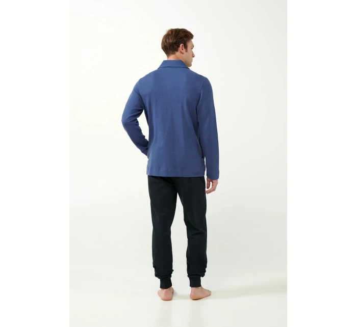 Vamp - Klasická modrá tepláková souprava 21686 - Vamp Vamp - Klasická modrá tepláková souprava 21686 - Vamp