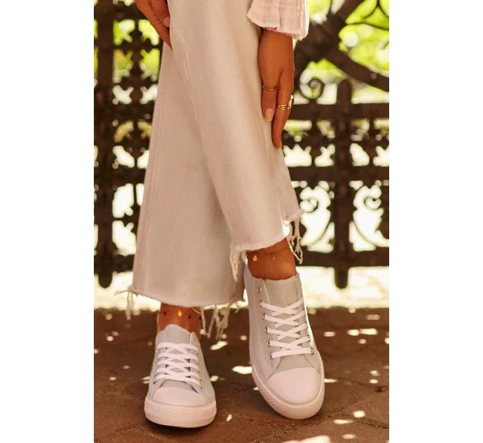 Dámské látkové klasické nízké tenisky máta model 21662384 - Boto Dámské látkové klasické nízké tenisky máta model 21662384 - Boto