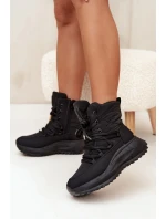 Dámské Sněhule Na Zip Big Star model 21706125 Černé - Big Star Shoes