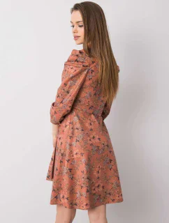 Šaty LK SK 508381.85P tmavě oranžové