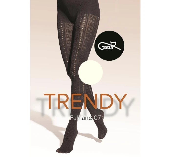 Punčocháče Gatta Trendy Fabiane wz.07 40 den 2-4 Punčocháče Gatta Trendy Fabiane wz.07 40 den 2-4