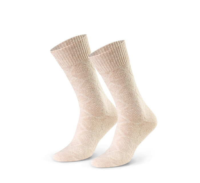 Dámské vlněné vzorované ponožky Steven art.093 35-40