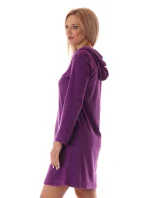 Dámský župan Bari s kapucí 3864 sparkling grape - Vestis Dámský župan Bari s kapucí 3864 sparkling grape - Vestis