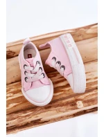 Dětské látkové tenisky BIG STAR KK374052 Růžová Dětské látkové tenisky BIG STAR KK374052 Růžová