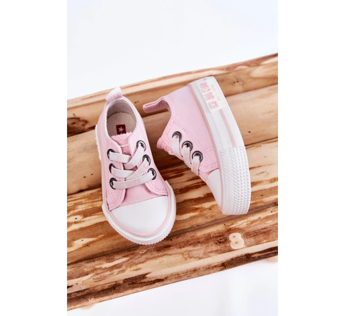 Dětské látkové tenisky BIG STAR KK374052 Růžová Dětské látkové tenisky BIG STAR KK374052 Růžová