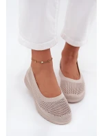 Dámské Síťované Baletky Béžové model 21707184 - Boto Dámské Síťované Baletky Béžové model 21707184 - Boto