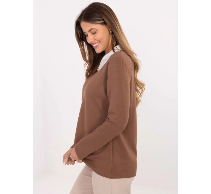 Bluzka LK BZ model 21480448 jasny brązowy - FPrice