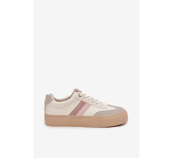 Dámské nízké tenisky LEE Ailani Women Low – ecru bílá Dámské nízké tenisky LEE Ailani Women Low – ecru bílá