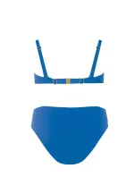 Dámské dvoudílné plavky 3 sv. modré model 21129988 - Self Dámské dvoudílné plavky 3 sv. modré model 21129988 - Self