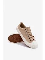 Pánské nízké tenisky TT174115 béžové - Big Star
