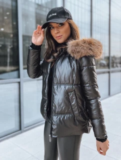 Dámská prošívaná zimní bunda SPARKLE černá FashionStreet TY3953