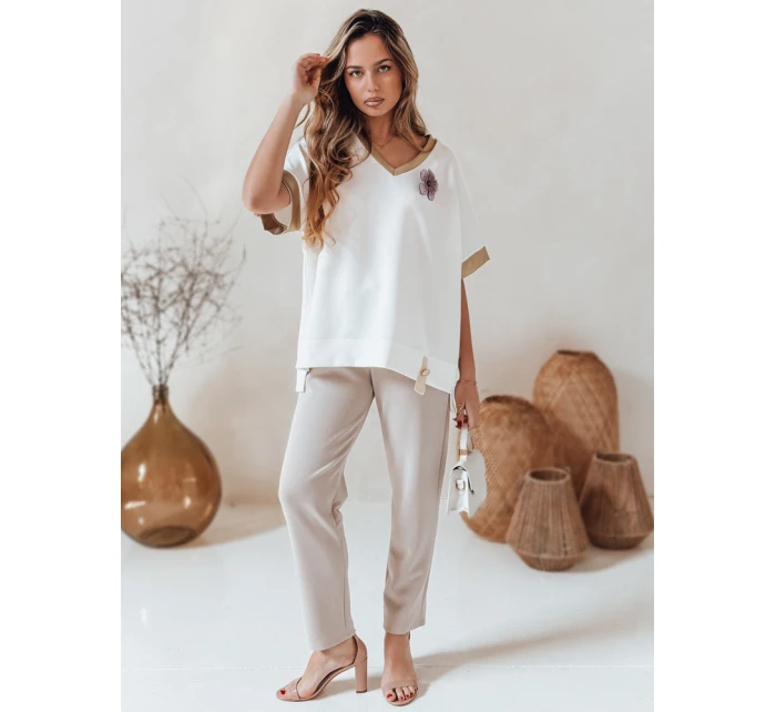 Dámská halenka oversize SHINE LOVE bílá Dstreet model 21989309 - FashionStreet