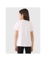 Dívčí tričko s potiskem 4F 4FJRSS25TTSHF2585-12S Dívčí tričko s potiskem 4F 4FJRSS25TTSHF2585-12S