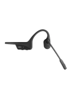 Shokz OpenComm2 USB-C bezdrátová sluchátka s kostmi + adaptér USB-C černá