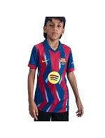 Dětský dres Nike FC Barcelona Stadium 25/26 tmavě modrý a červený FZ1307 432
