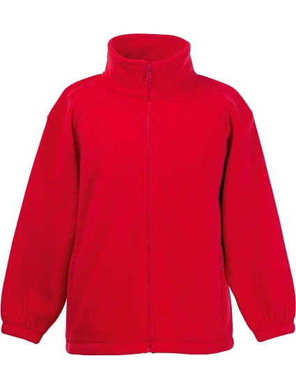 Kids Outdoor Fleece Dětská fleecová bunda model 22422191 red - Fruit of the Loom Kids Outdoor Fleece Dětská fleecová bunda model 22422191 red - Fruit of the Loom