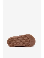 Dětské barefoot pantofle s šedé model 22100997 - Milami Dětské barefoot pantofle s šedé model 22100997 - Milami