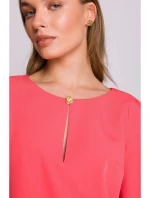 Dámské šaty model 21399713 Korálová - Stylove