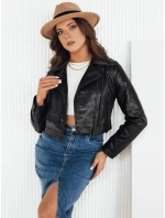 Dámská kožená bunda black Dstreet model 21973145 - FashionStreet