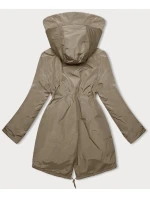 Dámská zimní bunda ve velbloudí barvě s kapucí Glakate model 21247465 - Miss TiTi