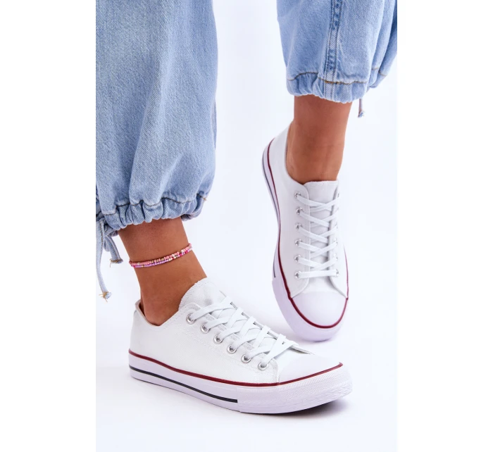 Klasické nízké dámské tenisky Bíle Vegas Klasické nízké dámské tenisky Bíle Vegas