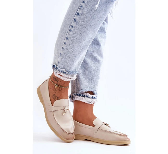 Dámské Klasické Mokasíny Bežové Cortez Dámské Klasické Mokasíny Bežové Cortez