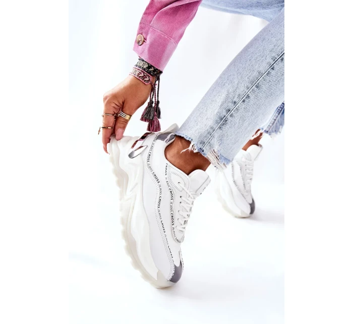 Dámské Sportovní Obuv Cross Jeans II2R4017C Bílé