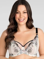 K840 BLACK & WHITE SOFT BRA