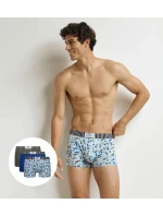 Pánské módní boxerky 3 ks model 21339558 BOXER 3x  modrá - DIM