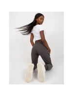 Tmavě šedé melanžové základní tepláky (B-005.05) Tmavě šedé melanžové základní tepláky (B-005.05)