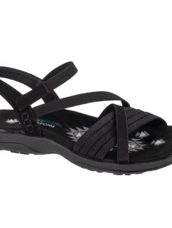 Skechers Reggae Slim - Summer Heat Sandály 163116-BBK Black 35