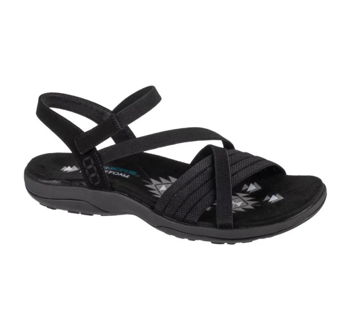 Skechers Reggae Slim - Summer Heat Sandály 163116-BBK Black 35