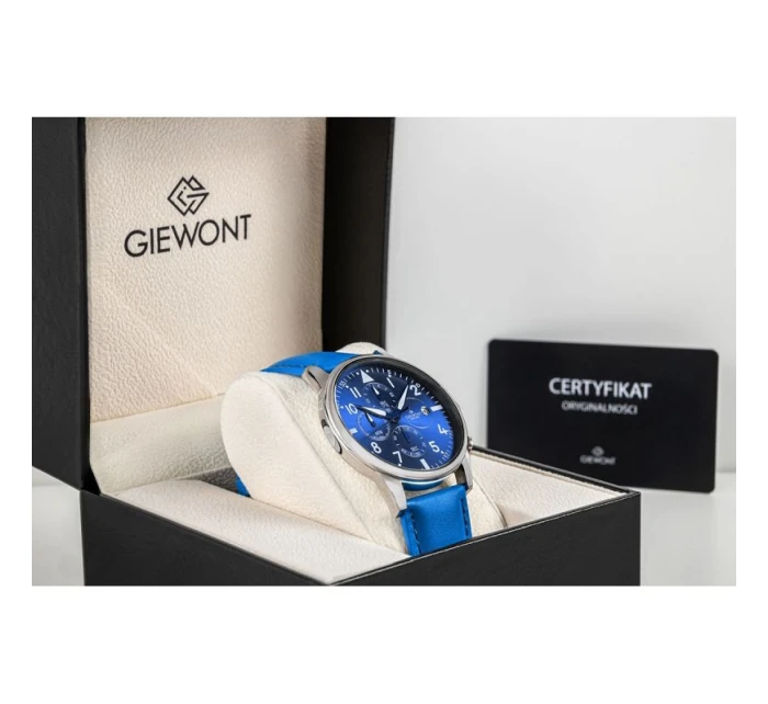 Pánské hodinky Giewont Chronograph Sapphire Blue GW5630-A5