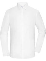 Daiber JN 1372 Popelínová košile slim fit s dlouhým rukávem 02.1372 white