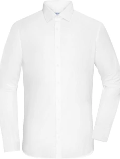 JN Popelínová košile slim fit s dlouhým rukávem 02. white model 22445788 - Daiber