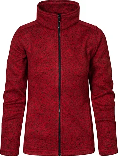 Dámská pletená fleecová bunda 40. heather red model 22517087 - Promodoro