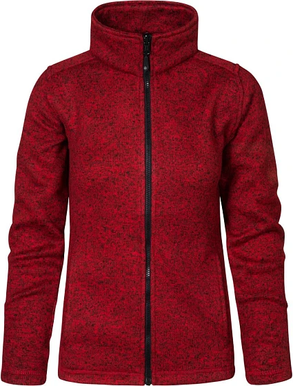 Promodoro 7725 Dámská pletená fleecová bunda 40.7725 heather red