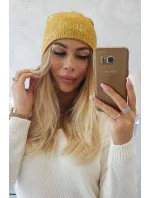 Čepice model 18747315 hořčice - K-Fashion Čepice model 18747315 hořčice - K-Fashion