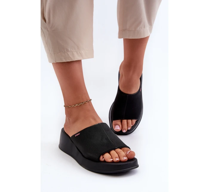 Vonné Dámské Sandály Na Výšlapu ZAXY LL285083 Černé