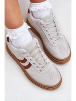 Stylové tenisky na platformě šedé model 21682892 - Boto Stylové tenisky na platformě šedé model 21682892 - Boto